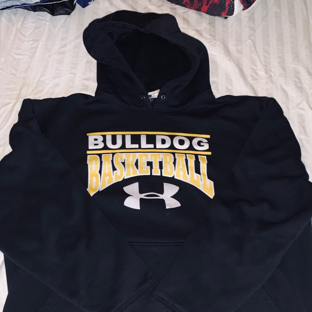 Bull Dog Basketball Under Armor Hoodie